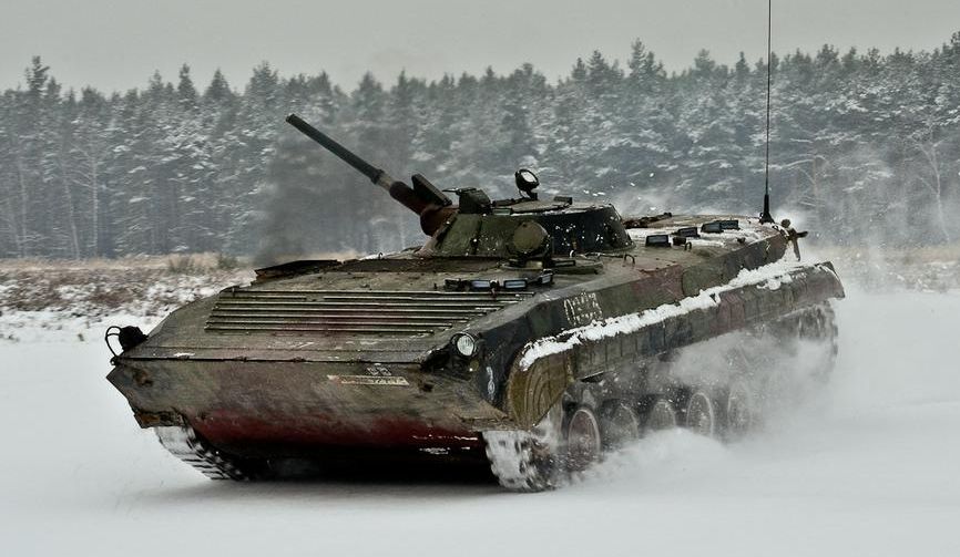 Rosjanie zmodernizowali BWP-1 przekazany Ukrainie przez Polskę