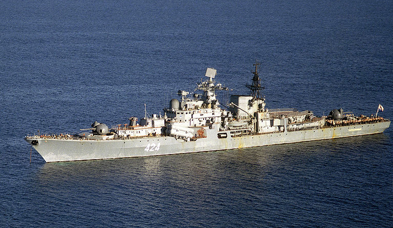 Rosyjskie okręty na ćwiczeniach w Szanghaju