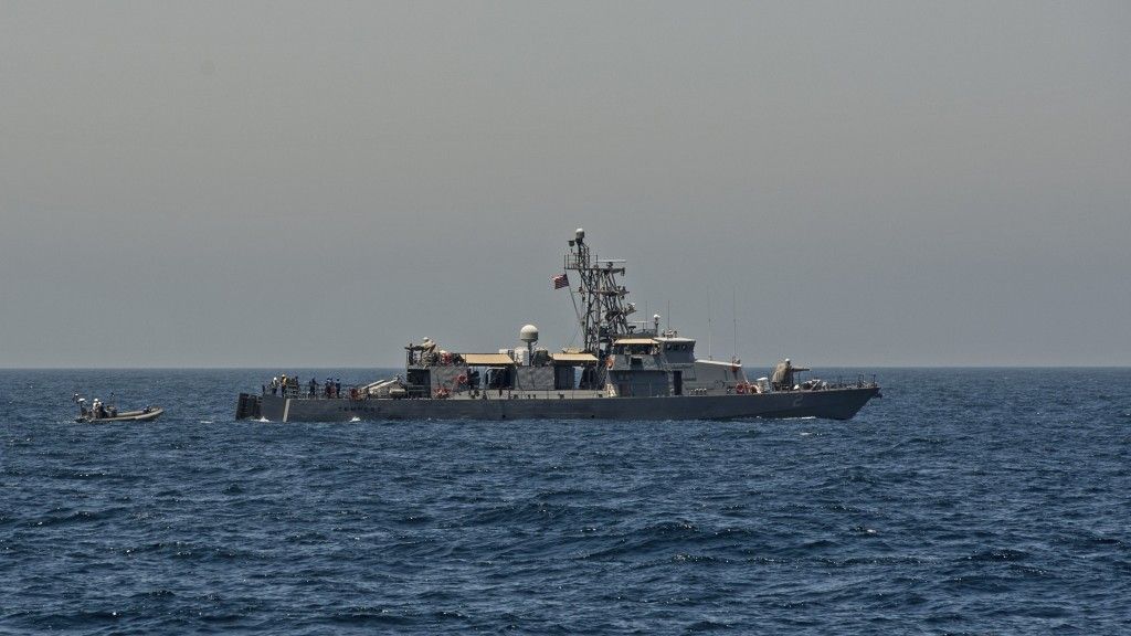 USS „Tempest” na wodach zatoki perskiej. Fot. US Navy