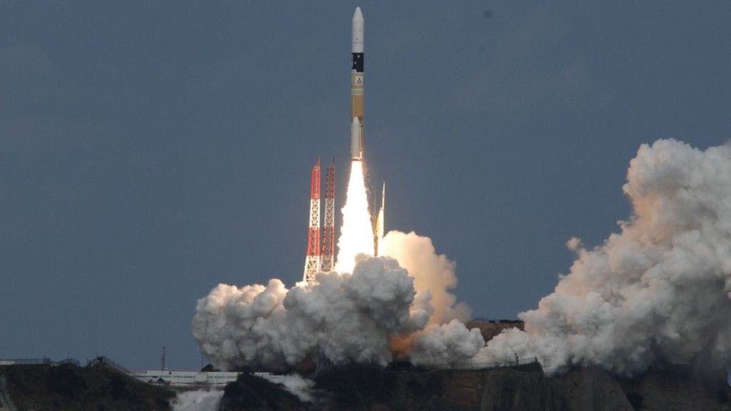 Start rakiety H-IIA. Fot. JAXA