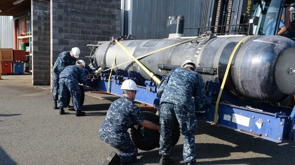 Do amerykańskiego dywizjonu CSDS 5 przekazano pierwszy, autonomiczny pojazd podwodny LTV 38 – fot. US Navy