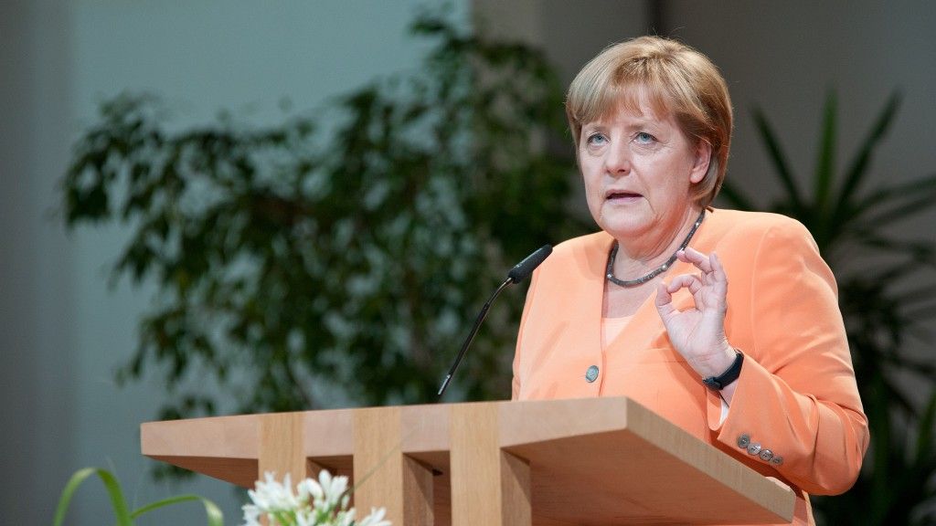 Angela Merkel postanowiła uregulować kryzys ukraiński na własną rękę z pominięciem instytucji unijnych i... Polski. Fot. Flickr/Christliches Medienmaga/CC3.0
