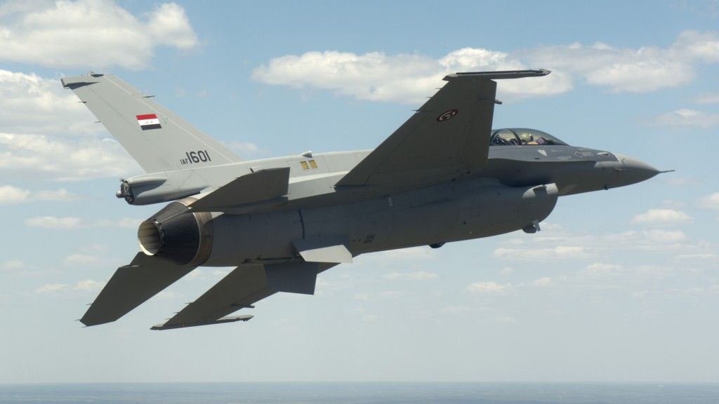 Oblot pierwszego samolotu F-16, przeznaczonego dla irackich sił powietrznych. Fot. Liz Kaszynski/Lockheed Martin.