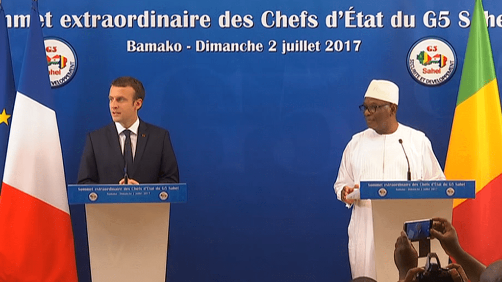 Prezydent Macron podczas jednych ze spotkań grupy G5 Sahel/Fot. http://www.elysee.fr/