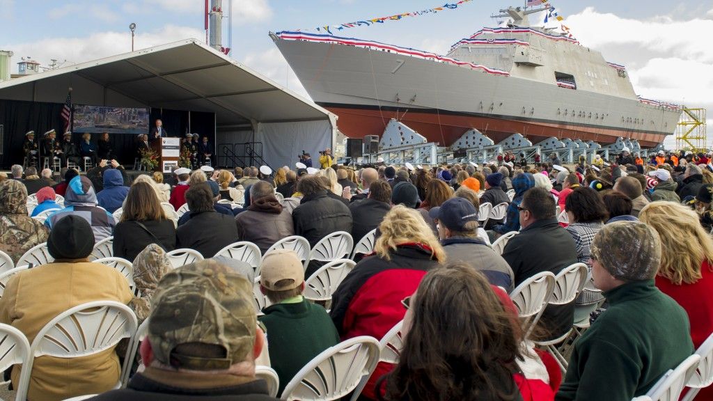 Ceremonia chrztu siódmego okrętu LCS USS „Detroit” – fot. US Navy