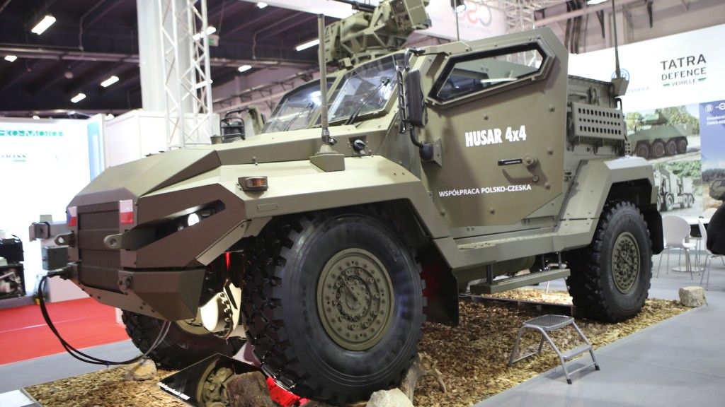 Pojazd Husar, oferowany przez HCP. Fot. M. Rachwalska/Defence24.pl.