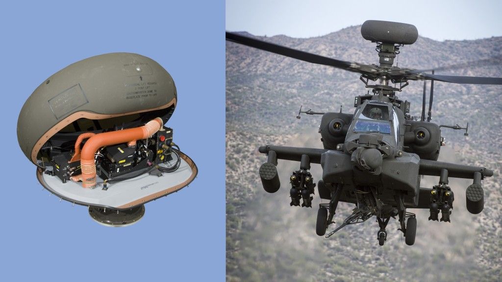 100 milionów dolarów będzie kosztowało Brytyjczyków utrzymanie radarów Longbow na śmigłowcach AugustaWestland AH Mk1 Apache – fot. Boeing