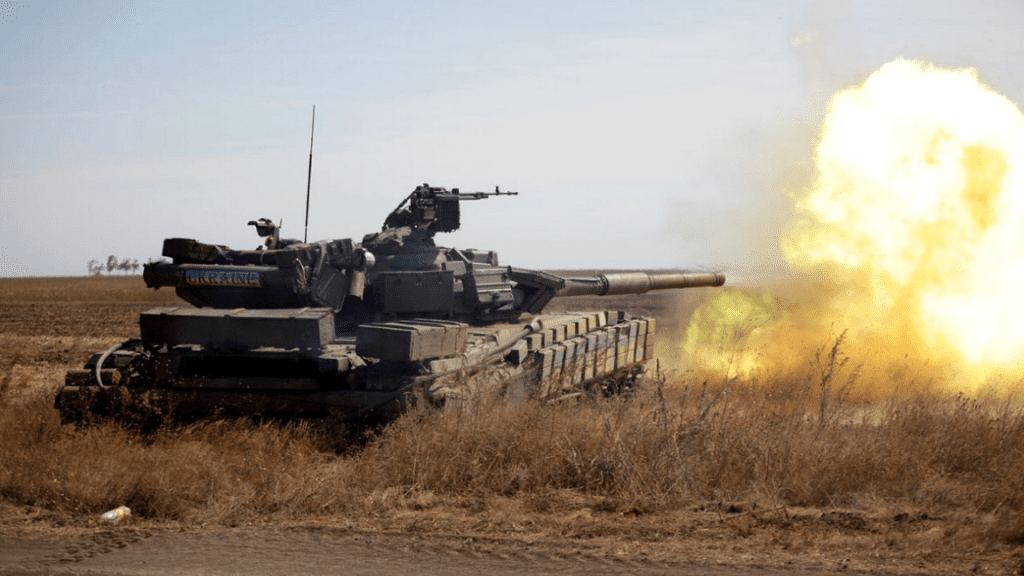 Podstawowym czołgiem Sił Zbrojnych Ukrainy pozostają T-64BW. Fot. mil.gov.ua.