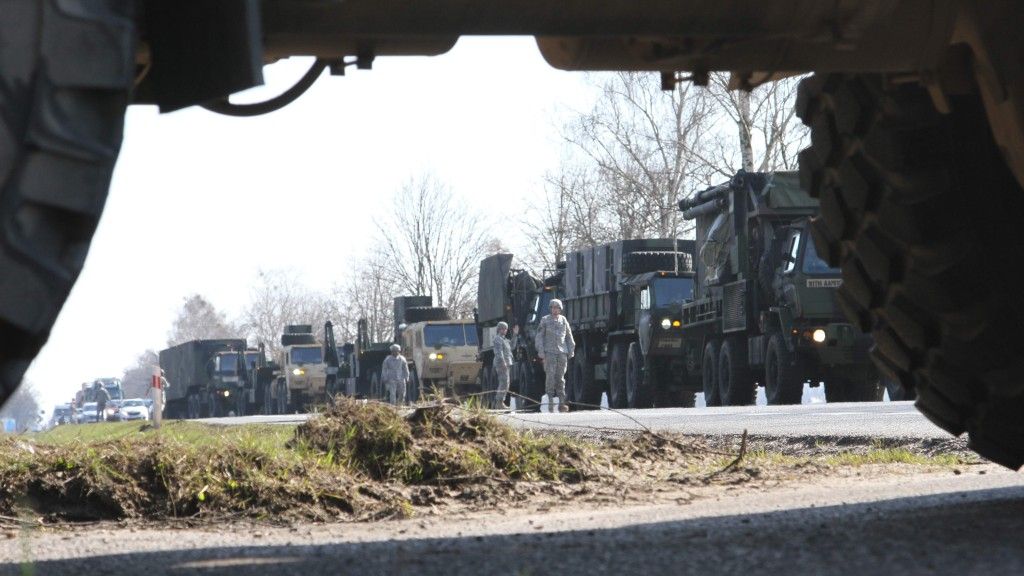 Amerykańska bateria Patriot w okolicach Sochaczewa 8 marca 2015 r. – fot. US Army