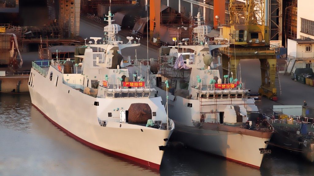 W Chinach wprowadzono do linii kolejną korwetę typu 056 – fot. HP Shipyard, China