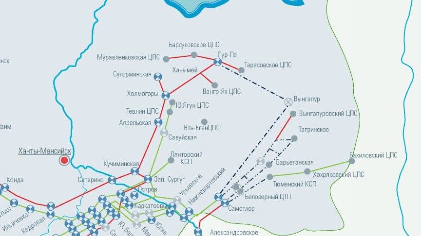Ropociąg Purpe-Samotlor ma być łącznikiem pomiędzy zachodniosyberyjskimi złożami ropy naftowej zaopatrującymi dziś Europę a złożami wschodniosyberyjskimstanowiącymi azjatycki rezerwuar.
