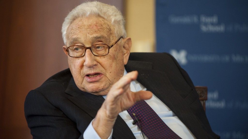 Henry Kissinger, Fot. Gerald R. Ford School of Public Policy, University of Michigan / Flickr.com / CC 2.0.
