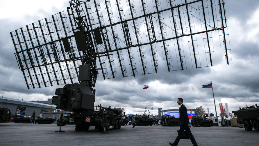 Rosyjski radar Niebo-M, pracujący w paśmie metrowym. Fot. mil.ru.