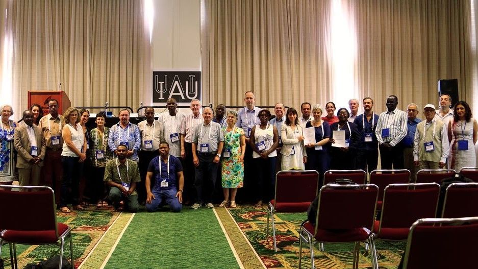 Zdjęcie z walnego zgromadzenia IAU w Honolulu. Fot. IAU/F. Char