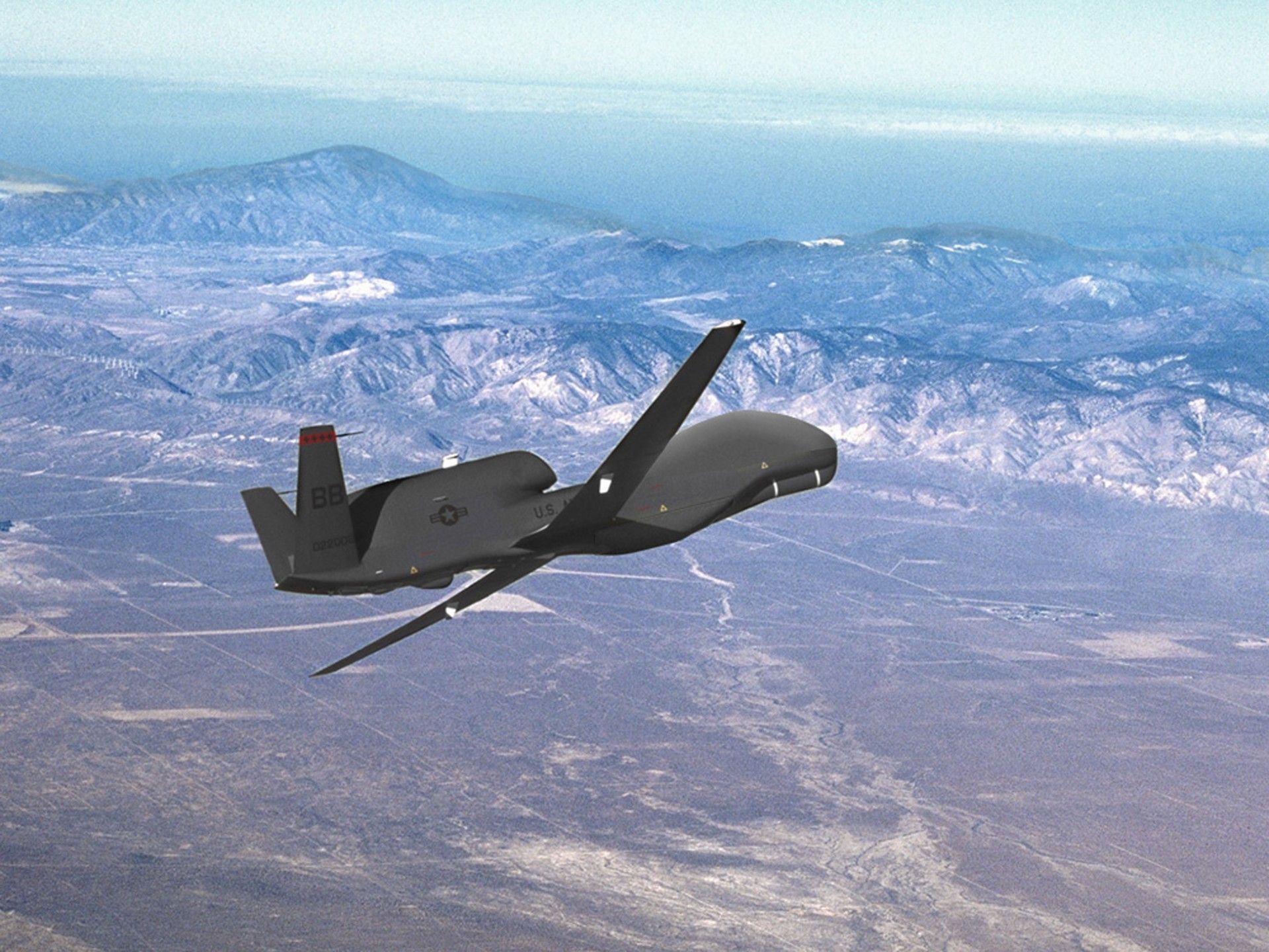 Koszty wykorzystania dronów RQ-4 Global Hawk spadły w ciągu ostatnich trzech lat o ponad połowę – fot. Northrop Grumman