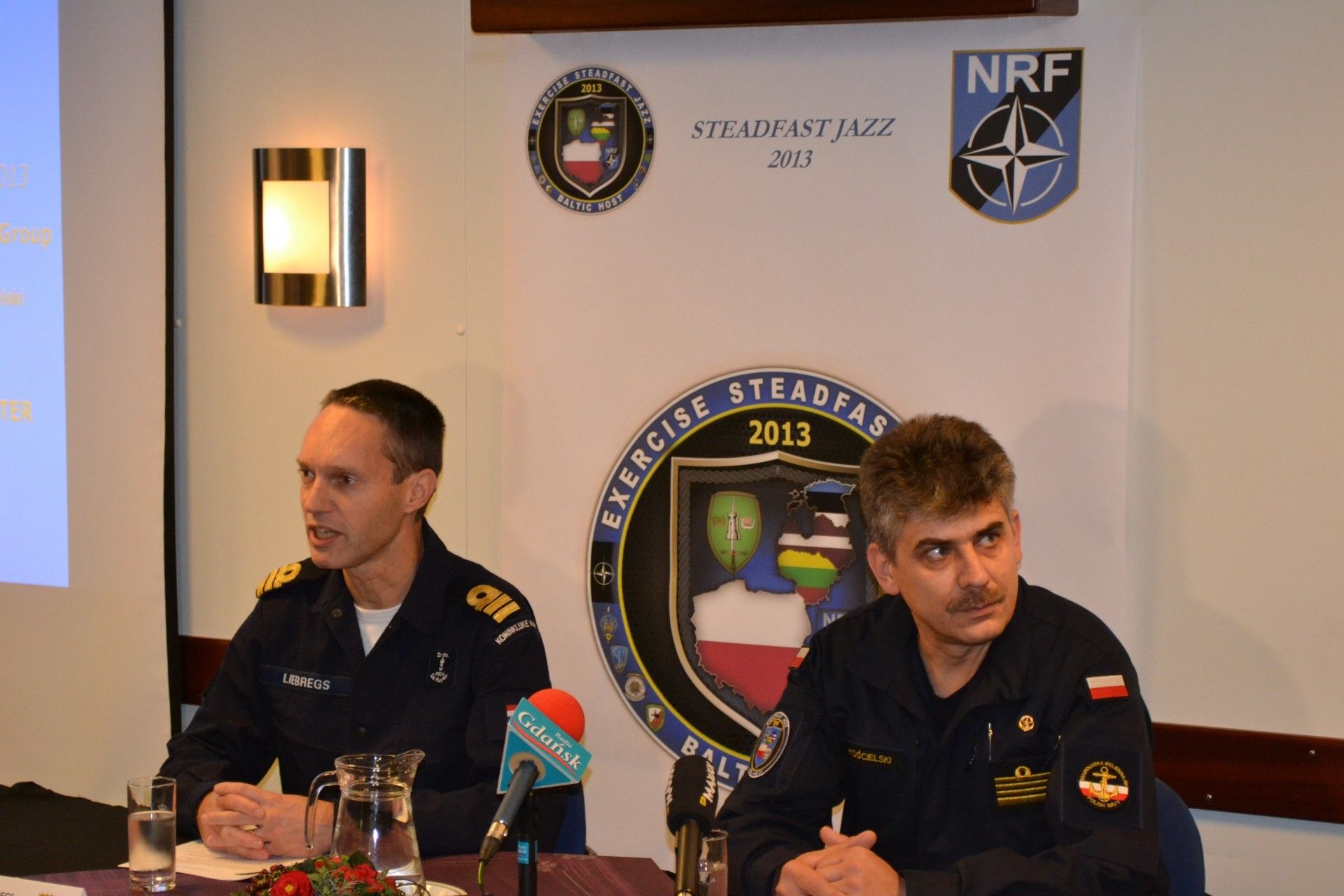 Dowódcą komponentu morskiego ćwiczeń NATO Steadfast Jazz 2013 jest Polak - komandor Mariusz Kościelski – fot. M. Dura/D24