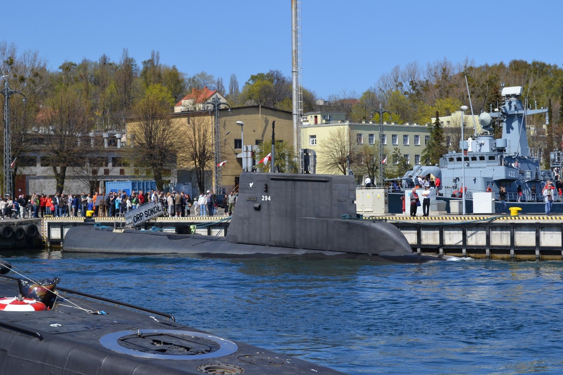 Przy Skwerze Kościuszki w Gdyni będzie udostępniony do zwiedzenia jeden z naszych okrętów podwodnych typu Kobben – fot. M.Dura