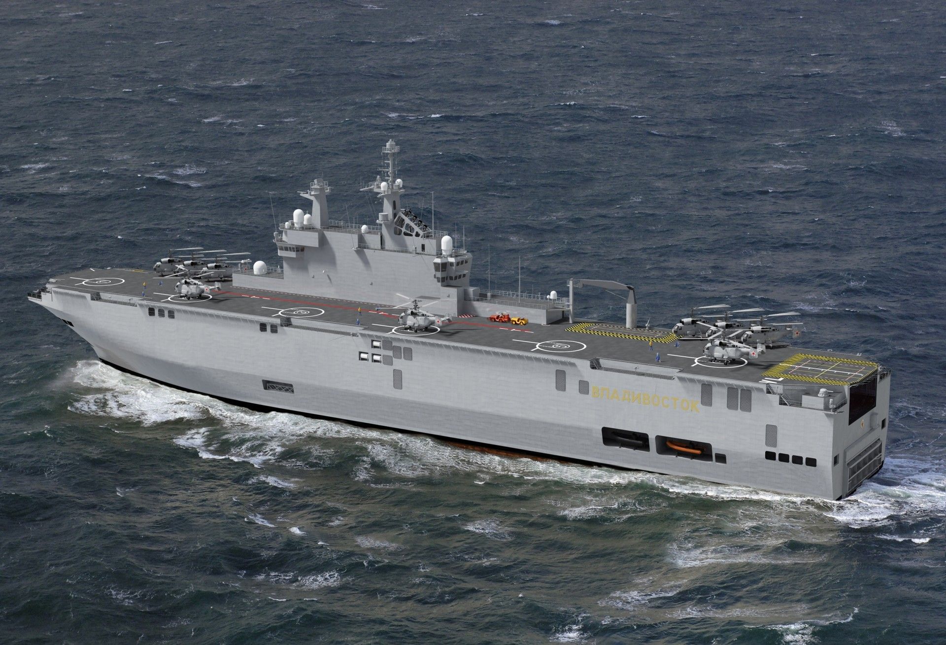 Kadłuba drugiego Mistrala już został złożony – fot. DCNS