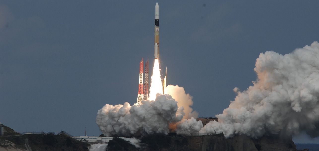 Start rakiety H-IIA. Fot. JAXA