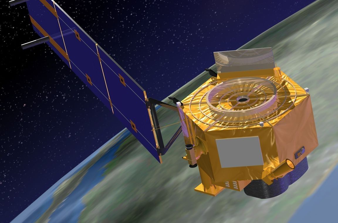 Artystyczna wizja satelity EO-1 na orbicie. Ilustracja: NASA/Goddard/SVS
