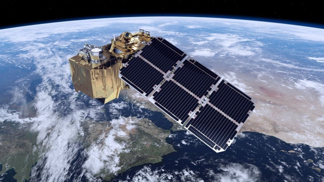 Satelita obserwacji Ziemii Sentinel-2. Ilustracja: ESA/ATG medialab