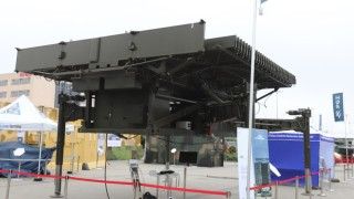 Warta long range radar with its antenna folded. Image Credit: M. Dura