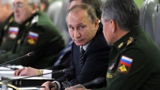 Władimir Putin i Siergiej Szojgu