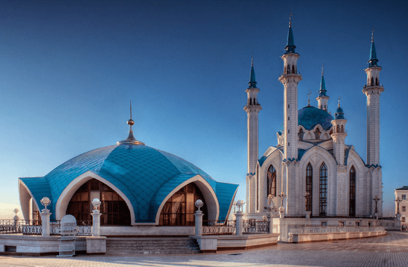 Meczet Kul Szarif - symbol Kazania, najważniejszego miasta Tatarstanu. Fot. Wikipedia