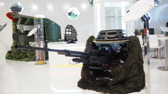 Modernizacja wieżyczki Mi-24 z karabinem produkcji ZM Tarnów - fot. J.Sabak