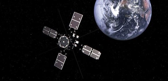 Grafika przedstawiająca satelitę ERG. Ilustracja: JAXA / isas.jaxa.jp
