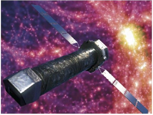 Artystyczna wizja teleskopu rentgenowskiego ATHENA. Ilustracja: cosmos.esa.int