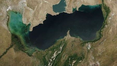 Morze Kaspijskie- fot. NASA
