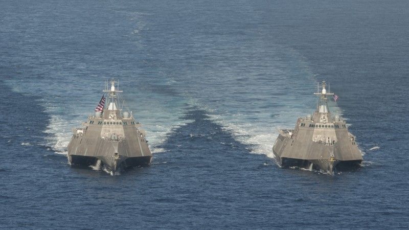 Amerykańskie trimarany wezmą udział w ćwiczeniu RIMPAC – fot. US Navy