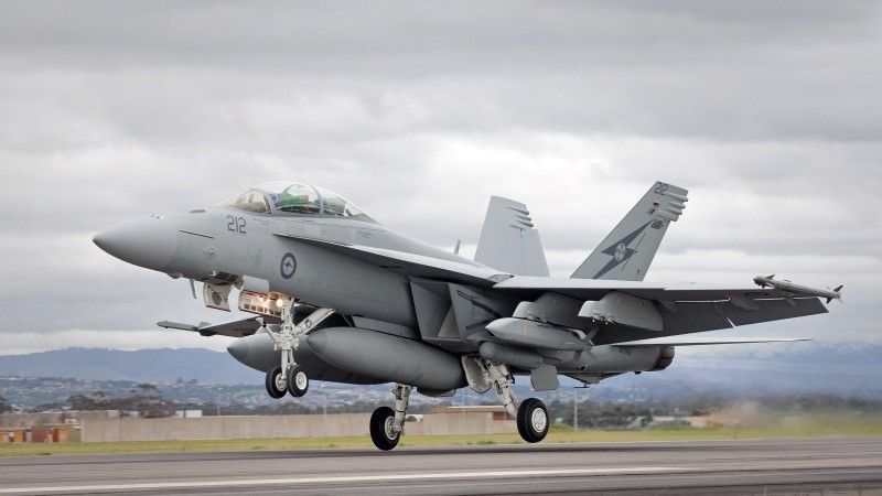 Pociski AIM-9X-2 będą stanowić między innymi uzbrojenie myśliwców F/A-18 Super Hornet australijskich sił powietrznych. Fot. defence.gov.au/Australian Goverment Department of Defence.