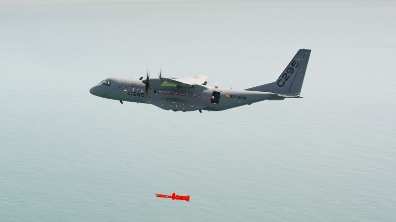 Samolot C-295MPA może również przenosić rakiety przeciwokrętowe – fot. Airbus Defance&Space