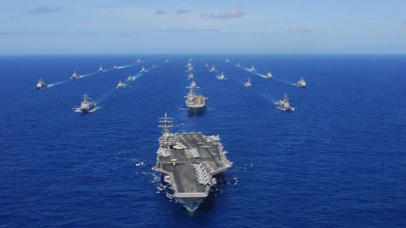 W największych tegorocznych manewrach morskich RIMPAC organizowanych przez Stany Zjednoczone weźmie udział po raz pierwszy eskadra okrętów chińskich – fot. US Navy