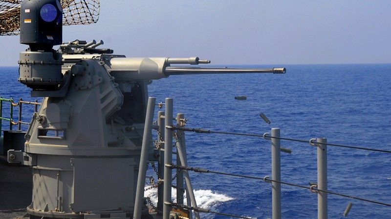 Na okręcie śmigłowcowym – doku HMAS „Canberra” zamontowano cztery systemy artyleryjskie Typhoon – fot. M. Dura/D24