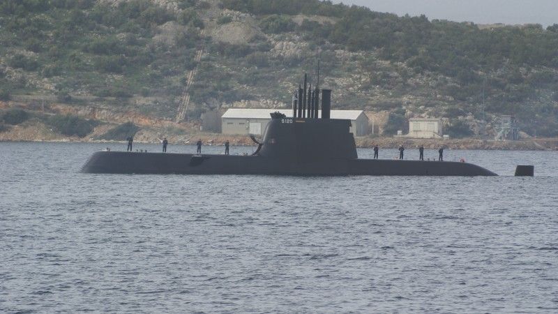 Okręt podwodny „Papanikolis” – fot. www.hellenicnavy.gr