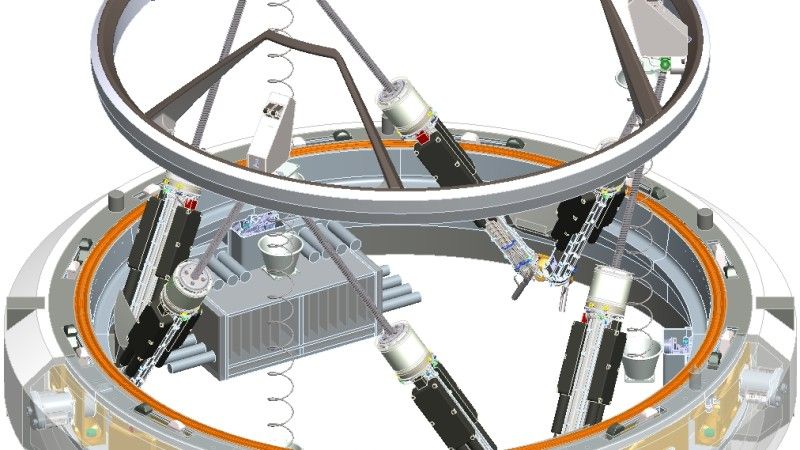 Berthing and Docking Mechanism. Ilustracja: ESA