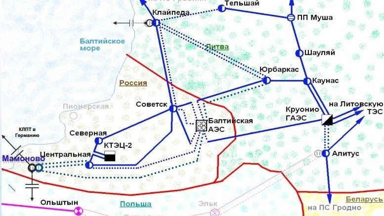 Linie elektroenergetyczne łączące obwód kaliningradzki z Litwą istnieją, ale wymagają modernizacji by można nimi było sprzedawać prąd. Wd. rosyjskich planów ma to nastąpić w 2018 roku. To dlatego obecnym priorytetem eksportowym ma być łącznik z Polską, który mógłby powstać w 2015 roku - Fot. Inter Rao