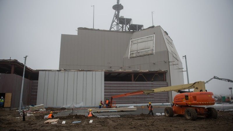 Budowa instalacji Aegis Ashore w Rumunii - fot. US Navy