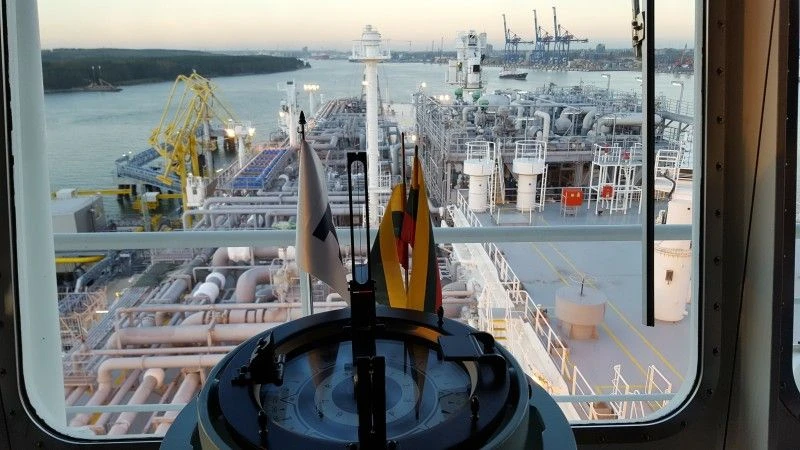 Litewski terminal LNG (jednostka FSRU) w Kłajpedzie. Fot. Energetyka24