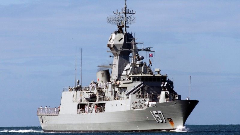 Próby zmodernizowanego systemu ASMD na fregacie HMAS „Perth” zakończyły się sukcesem – fot. US Navy