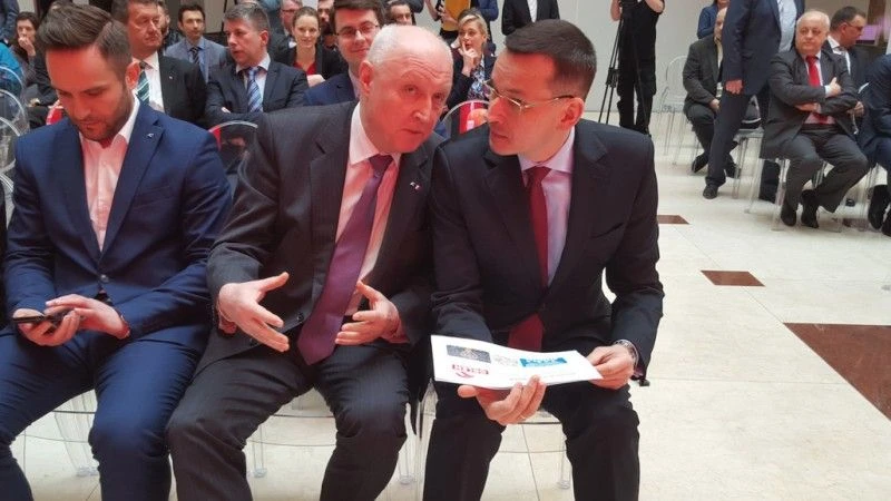Od prawej: wicepremier Mateusz Morawiecki i prezes PKN Orlen Wojciech Jasiński. Fot. Energetyka24.com