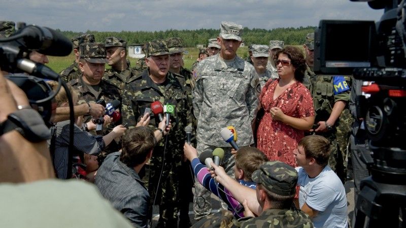 Pomimo konfliktu na Krymie Amerykanie zamierzają nadal wziąć udział w ćwiczeniu Rapid Trident 2014 na Ukrainie – fot. US Army