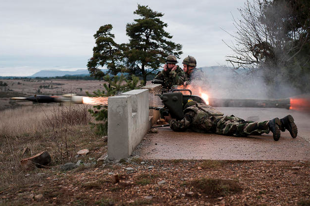 Francuskie pociski przeciwpancerne na Ukrainie