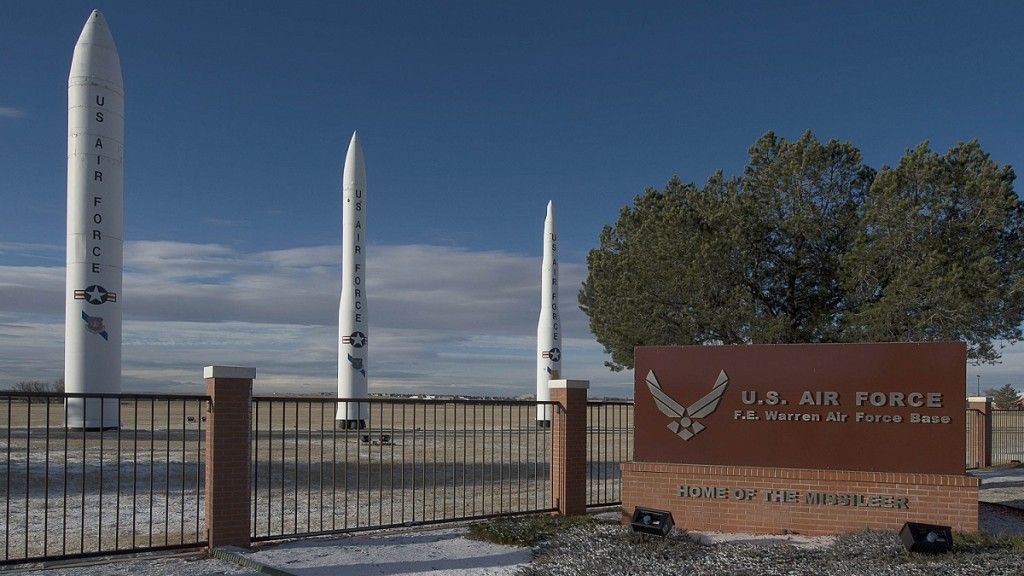 Ekspozycja przed bazą sił powietrznych USA niedaleko Cheyenne w stanie Wyoming. Fot. F. E. Warren US Air Force Base / warren.af.mil
