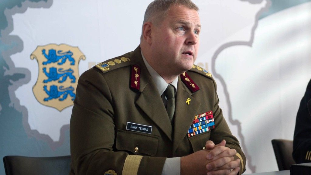 Generał Riho Terras, do 2018 roku dowódca Estońskich Sił Obronnych.
