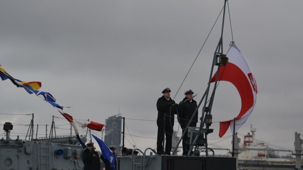 Nie mając taniego okrętu patrolowego, Polska musiała wysłać do walki z nielegalną imigracją drogą w utrzymaniu fregatę rakietową ORP „Gen T.Kościuszko” - fot. M.Dura