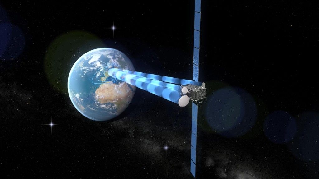 Satelita zbudowany w oparciu o platformę SmallGEO w wersji Electra. Ilustracja: OHB